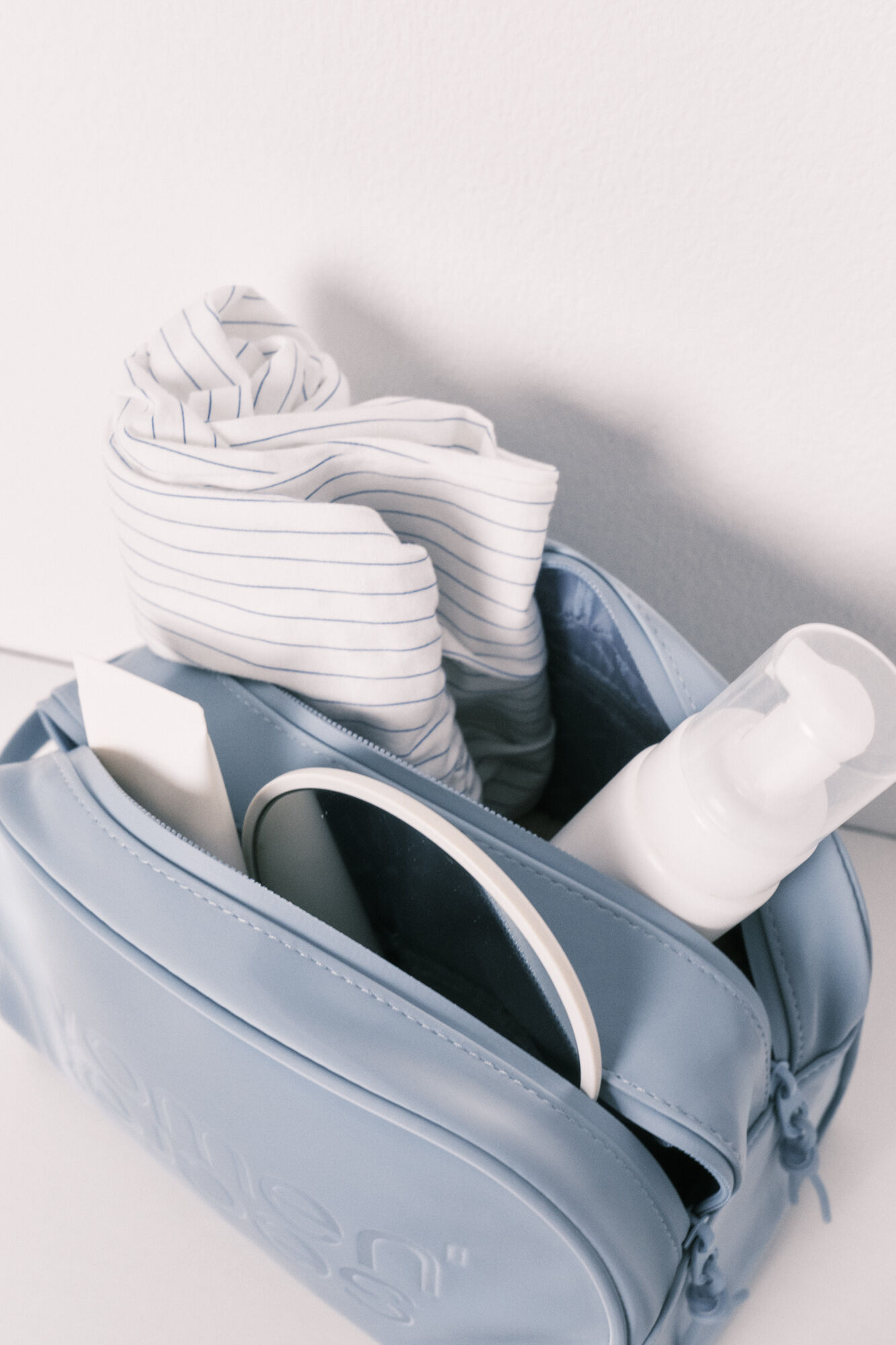 Women'secret Neceser mediano doble cierre azul azul