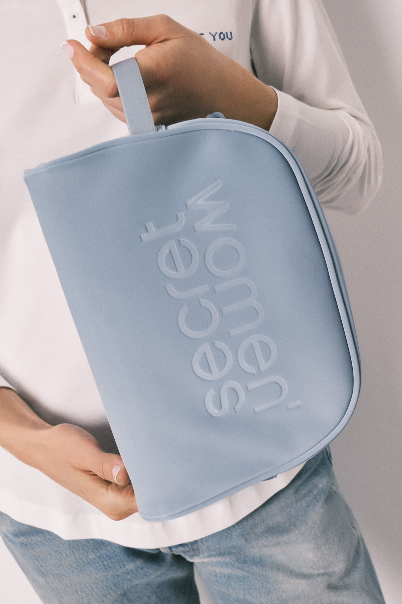 Women'secret Neceser mediano doble cierre azul azul