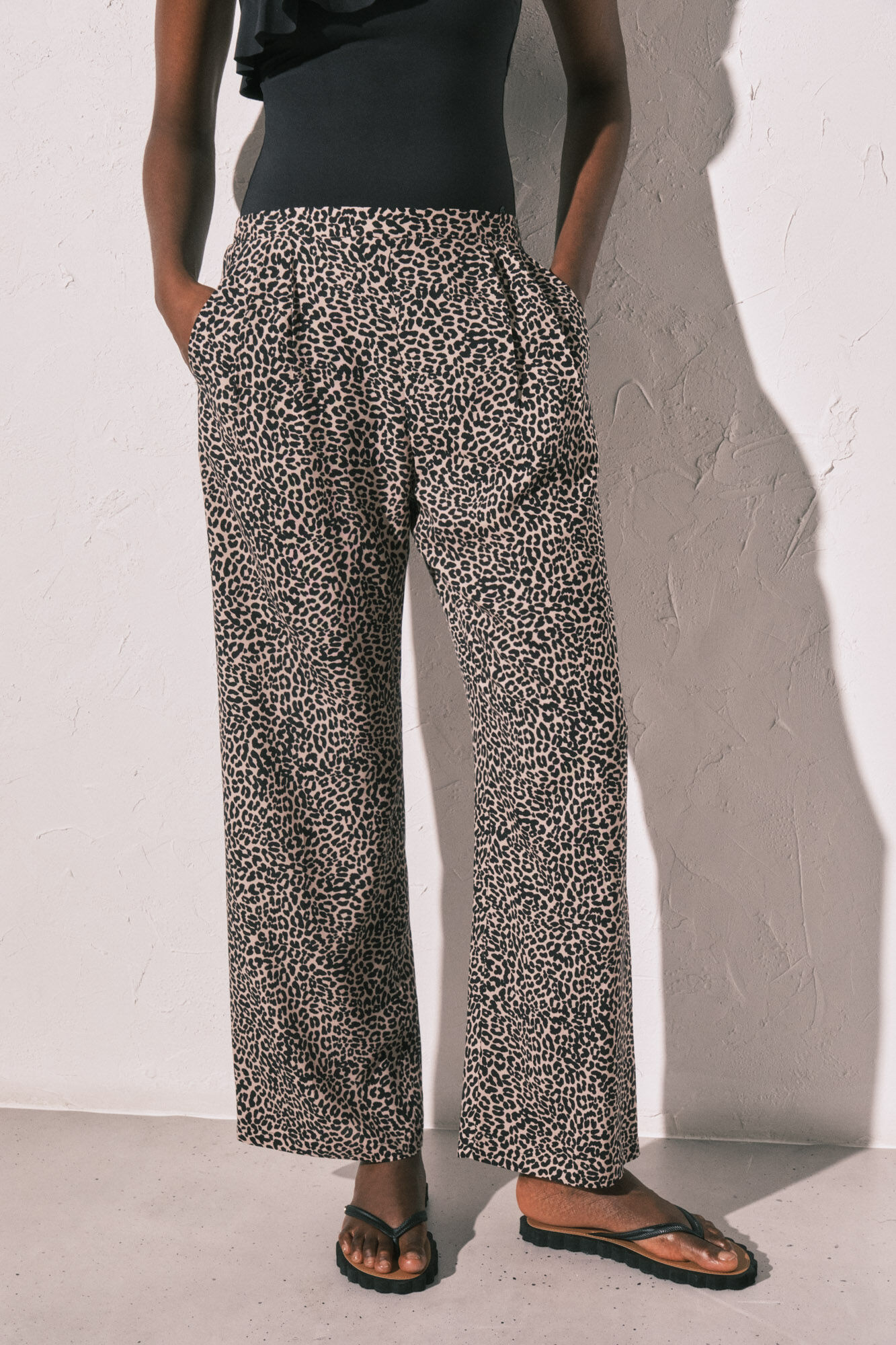 Women'secret Pantal&oacute;n fluido animal print