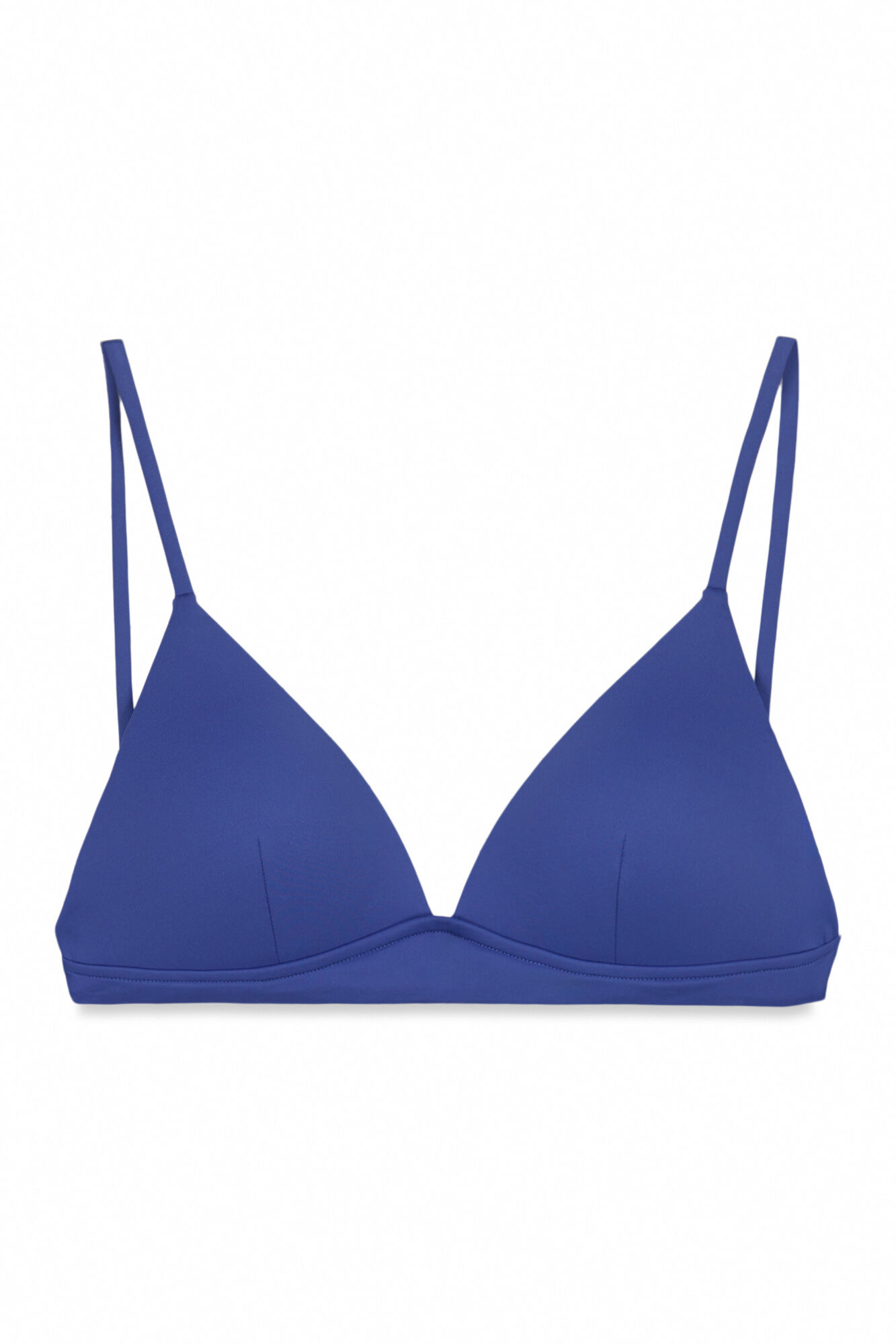 Women'secret Top bikini triangular copa fija azul azul