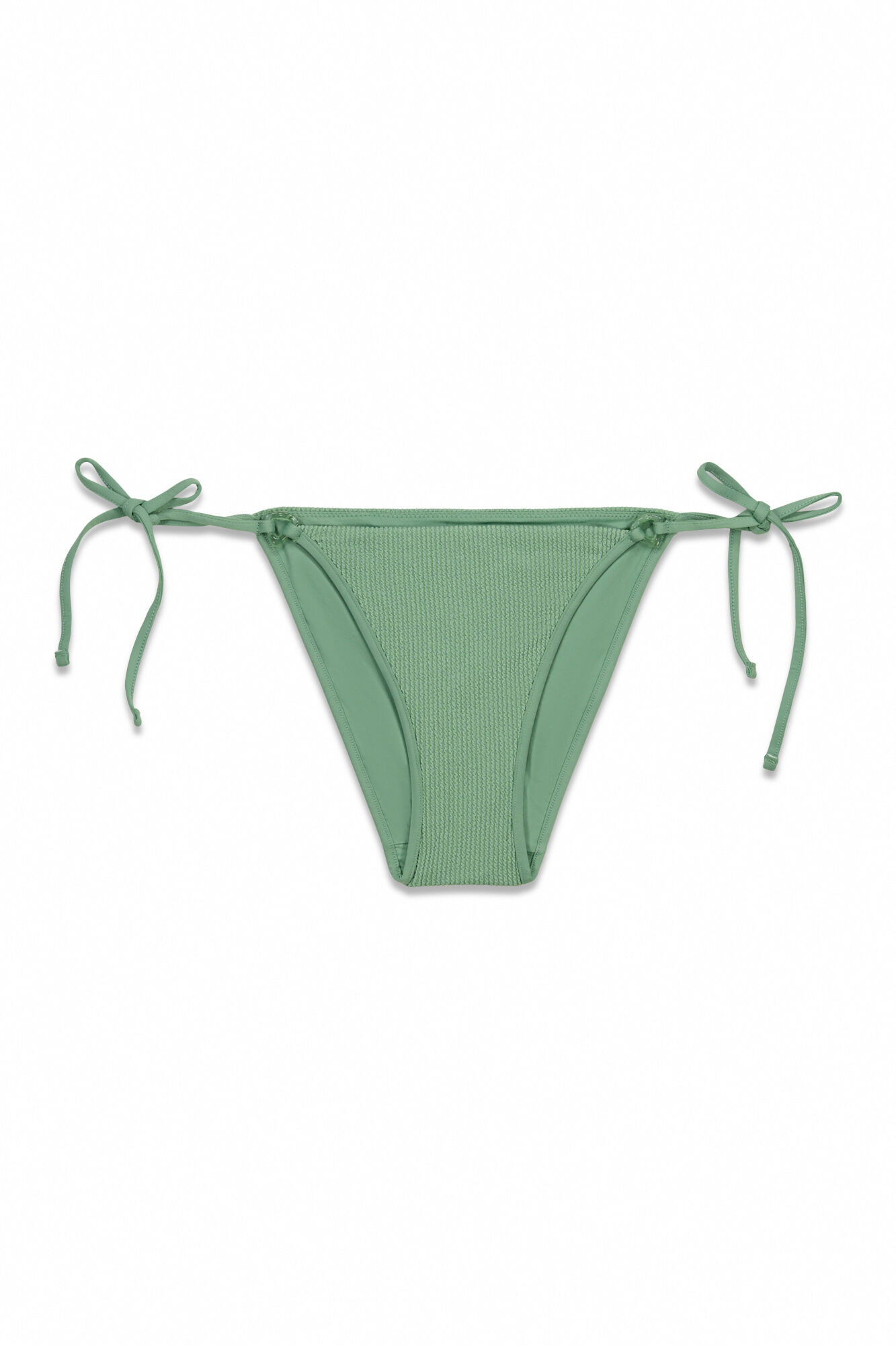 Women'secret Panty de bikini brasile&ntilde;o textura crinkle verde verde