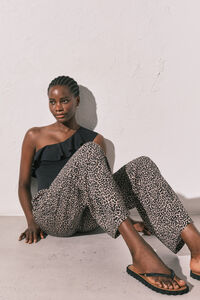 Women'secret Pantal&oacute;n fluido animal print