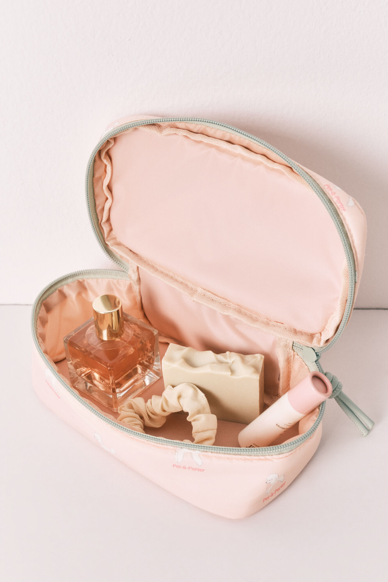 Women'secret Neceser peque&ntilde;o estampado de perritos rosa