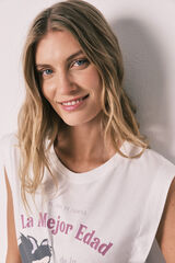 Women'secret Pijama corta de algod&oacute;n Mafalda estampado
